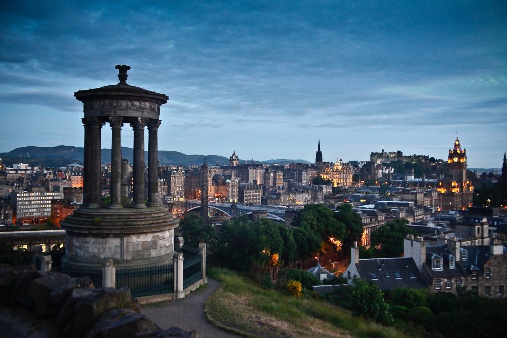 Calton Hill Scozia