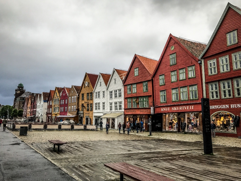 Bergen Bryggen Norvegia